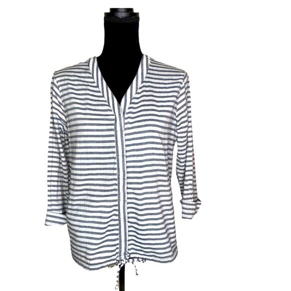 Mountain Hardwear Striped top with drawstrings - Picture 1 of 9